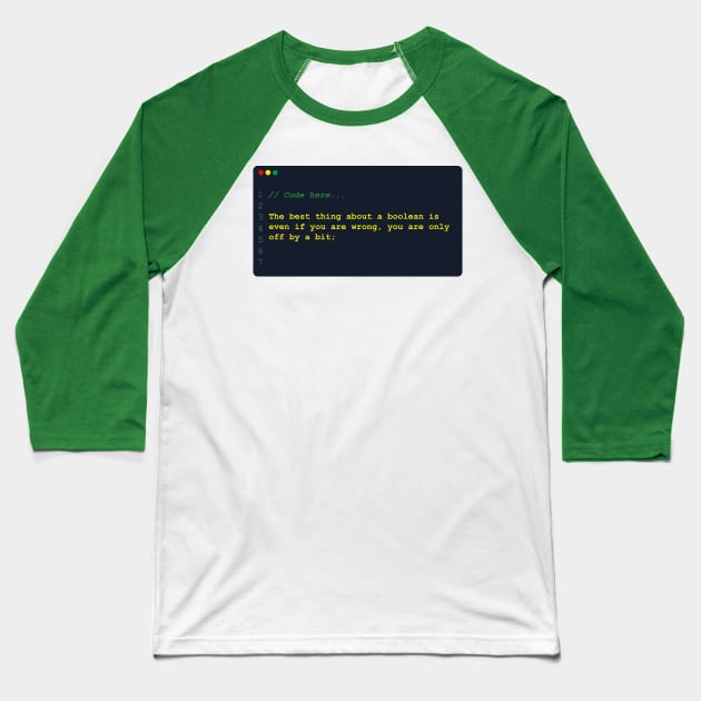 code snippet Baseball T-Shirt by itsabdel